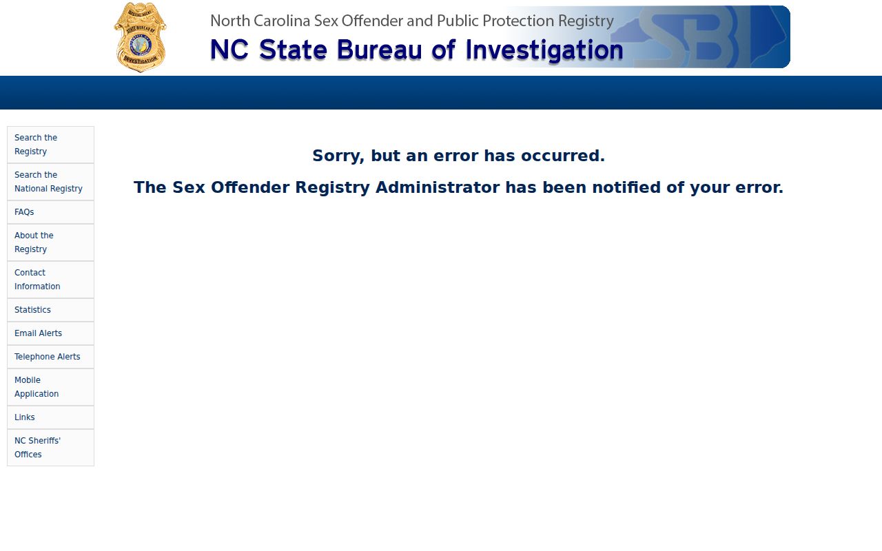 Jones County sex offender registry email alert signup